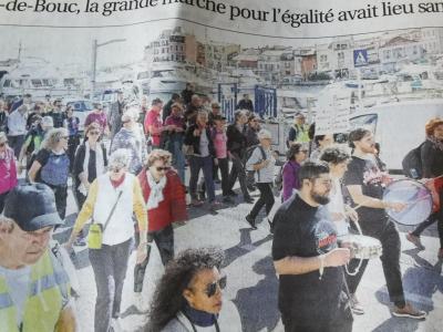 Presse la provence grande marche pour l egalite