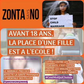 Zonta dit non aux mariages precoces 1200